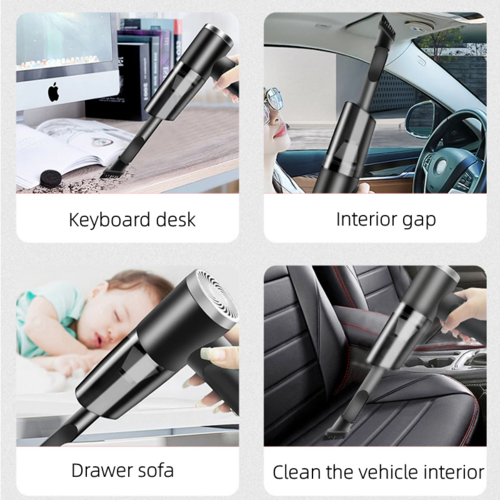 120W Cordless Handheld Vacuum Cleaner – Portable Mini Car & Home Vacuum