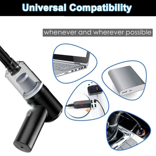 120W Cordless Handheld Vacuum Cleaner – Portable Mini Car & Home Vacuum